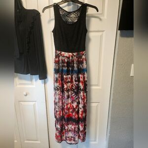 NO BRAND DRESS MAXI  pt to pt 18 1/2 length 55